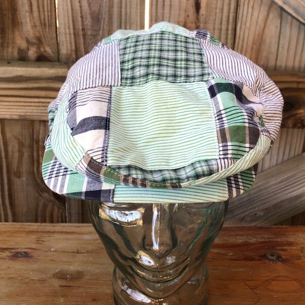 Weatherproof Lined Patchwork Style Flat Cap Newsb… - image 3